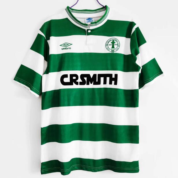 1987-89 Celtic Retro Home Kit Soccer Jersey